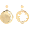 WASSON FINE 14kt gold and diamond moon e - Earrings - 