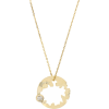 WASSON FINE Round Crater 14kt gold neckl - Ogrlice - 