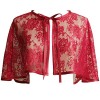 WDING Evening Cape for Women Bridal Wedding Lace Wraps Jackets Cloak - Srajce - kratke - $19.99  ~ 17.17€