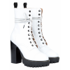 WHITE HEAVY TREAD HEELED BOOT - Boots - $595.00  ~ £452.21
