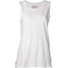 WHITE MUSCLE TANK - Ärmellose shirts - 
