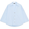 WIDE-SLEEVE POPLIN SHIRT - 长袖衫/女式衬衫 - 
