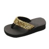 WILLTOO Clearance Womens Flip-Flops Fashion Summer Sequins Anti-Slip Slipper Beach Sandals - サンダル - $1.23  ~ ¥138