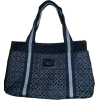 WOMEN'S TOMMY HILFIGER LOGO ITEMS MEDIUM ICONIC HANDBAG (NAVY & LIGHT BLUE) - Hand bag - $99.00  ~ £75.24