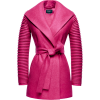 WRAP COAT WITH RIBBED SLEEVES - Jacket - coats - 