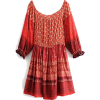Waist-bohemian printed one-shoulder long - Dresses - $27.99 