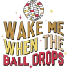 Wake Me When the Ball Drops - Textos - 