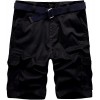 Wantdo Men's Belted Relaxed Cotton Cargo Shorts - Shorts - $35.00 