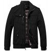Wantdo Men's Cotton Stand Collar Windbreaker Jacket - Outerwear - $45.79  ~ 39.33€