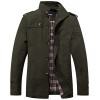 Wantdo Men's Stand Collar Cotton Classic Jacket - Outerwear - $99.00 