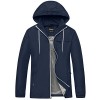 Wantdo Men's Windbreaker Shell Jacket Quick Dry UV Protect Skin Jacket with Folding Hood - Outerwear - $63.49 