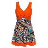 Wantdo Women's Slimming Modest Swimdress Vintage Peacock One Piece Swimwear - 水着 - $28.46  ~ ¥3,203