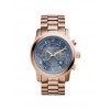 Watch Hunger Stop Oversized Runway Rose Gold-Tone Watch - Satovi - $295.00  ~ 253.37€