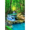 Waterfall Background - Ilustracje - 