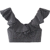 Wave Point V-Neck Backless Zipper Short - Shirts - $25.99 