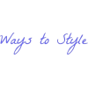 Ways to Style  Text - イラスト用文字 - 