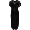 WearAll Plus Size Women's Lace Lined Short Sleeve Midi Dress - Dresses - $14.45 