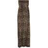 WearAll Plus Size Women's Printed Bandeau Maxi Dress - sukienki - $3.90  ~ 3.35€