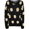 WearAll Women's Flower Long Sleeve Knitted Jumper - Long sleeves t-shirts - $7.50 