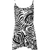 WearAll Women's New Strappy Zebra Animal Print Camisole Swing Vest Top - Shirts - $2.84 