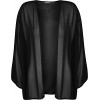 WearAll Women's Plus Size Plain 3/4 Sleeve Open Kimono Cardigan - Košulje - kratke - $10.88  ~ 9.34€
