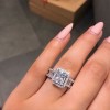 Wedding Square Cut Ring - Rings - 