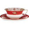 Wedgwood Red and White Wonderlust teacup - 饰品 - 