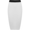 White Pencil Skirt - ベルト - 