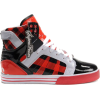 White and Black Red High Tops  - Superge - 