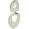 White bronze earrings - Aretes - 