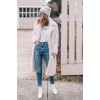 White Ankle Boots Outfit - Moje fotografie - 
