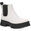 White Black Chelsea Boots - Čizme - 