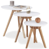White. Brown. Table - Möbel - 