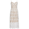 White Crochet Midi Dress - Dresses - 