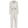 White Faux Leather Jumpsuit - Other - 