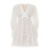 White Flutter Mini Dress - ワンピース・ドレス - 