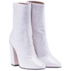 White Glitter - Boots - 