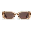 White. Gold. Brown - Sunglasses - 