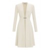 White Midi Coat - Drugo - 