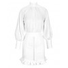 White Mini Dress with Cuffs - Altro - 