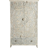 White Moroccan style cupboard - Meble - 