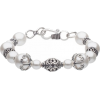 White Pearl Sterling Silver Bracelet - Zapestnice - 
