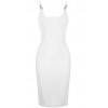 White Sleeveless Bandage Dress. - Other - 