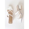 White Square Toed Shoes - Klassische Schuhe - 