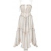 White Three Tier Ruffle Dress - Dresses - 