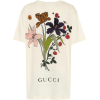 White. T shirt. Gucci. Flovers - Camisas - 
