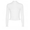 White Turtle Neck - Long sleeves t-shirts - 