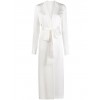 White Wrap Midi Dress - Ostalo - 