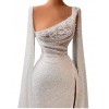 White bling formal dress - Dresses - 