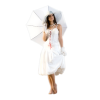 White dress woman - モデル - 